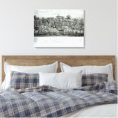 Sacramento City, California Canvas Afdruk (Insitu (Slaapkamer))