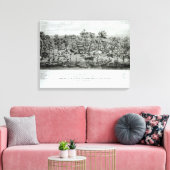 Sacramento City, California Canvas Afdruk (Insitu (Woonkamer))