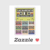 Sacramento City reizen Sticker (Vel)