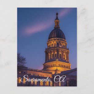 Sacramento, hoofdstad van de staat, Californië Briefkaart