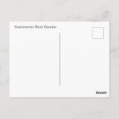 SACRAMENTO RIVER SUNRISE BRIEFKAART (Achterkant)