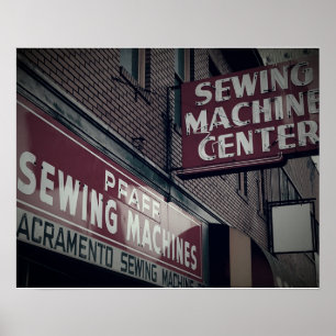 Sacramento Sewing Machine Center Poster