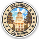 Sacramento Sticker (Voorkant)