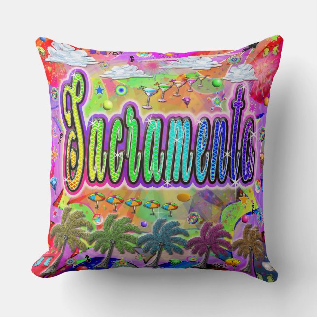 Sacramento Vista Express Kussen (Voorkant)