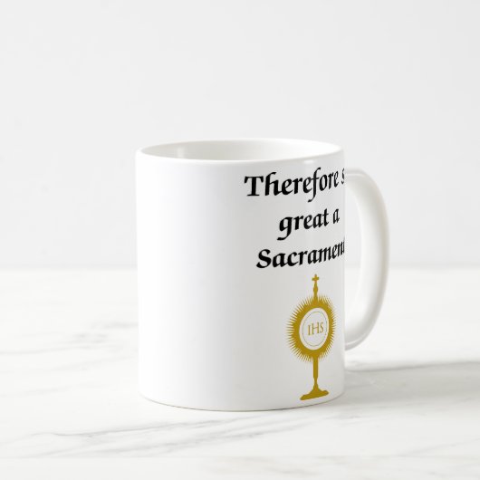 Sacramentum mug (Devant droit)
