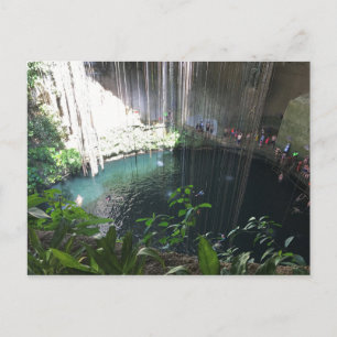 Sacré bleu Cenote, Ik Kil, Mexique Carte postale