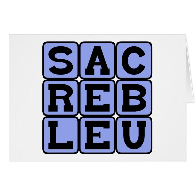 Sacré Bleu, Frans Slang (Voorkant Horizontaal)