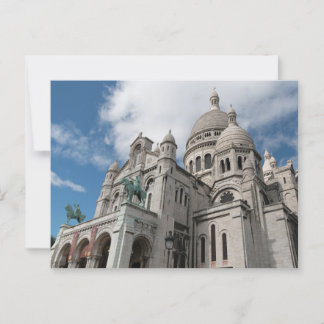 Sacré-Coeur Basilica, Parijs, Frankrijk Briefkaart