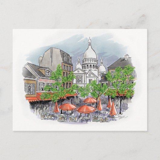 Sacre Coeur briefkaart (Voorkant)