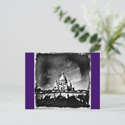 Sacre Coeur BW Briefkaart (Staand voorkant)