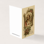 Sacré Coeur catholique Funérailles Carte Sainte (Extérieur)