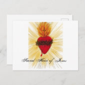 Sacré Coeur de Jésus- carte postale (Devant / Derrière)