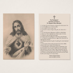 Sacré Coeur de Jésus Promesses Sainte Marguerite M