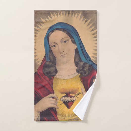 Sacré Coeur de Marie (Serviette à main)
