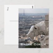 Sacré Coeur Gargoyle 2 Carte postale (Devant / Derrière)