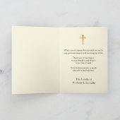 Sacré Coeur Jésus Rose Condolence Merci (Intérieur)