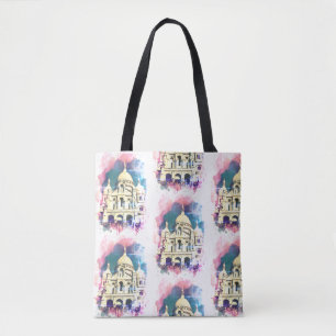 Sacré-Cœur Montmartre Canvas Paris Boodschappentas Draagtas
