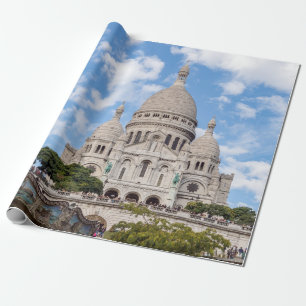 Sacre Coeur on Montmartre hill - Parijs, Frankrijk Cadeaupapier