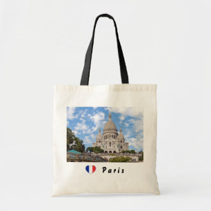 Sacre Coeur on Montmartre hill - Parijs, Frankrijk Tote Bag