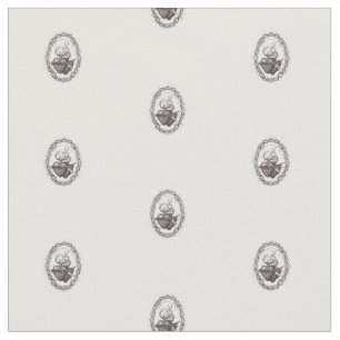 Sacré Coeurs de Jésus et Marie tissu motif