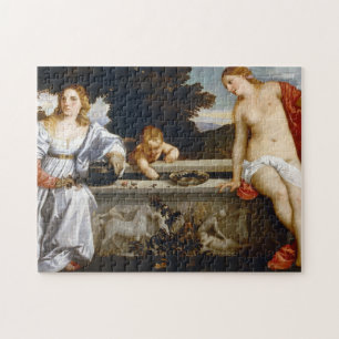 Sacred and Profane Love, Tiziano Vecelli, 1515 Legpuzzel