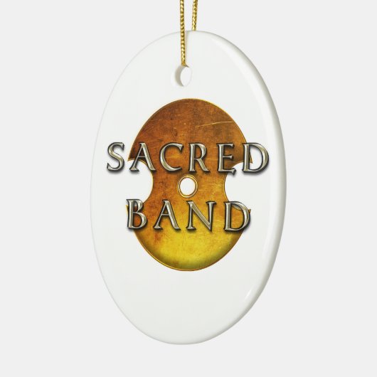 Sacred Band Logo Ornament (Links)