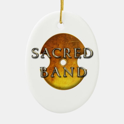 Sacred Band Logo Ornament (Voorkant)