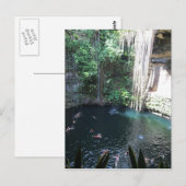 Sacred Blue Cenote, ik Kil, Mexico #2 Briefkaart (Voorkant / Achterkant)