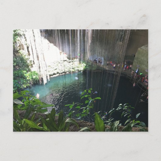 Sacred Blue Cenote, ik Kil, Mexico-Briefkaart Briefkaart (Voorkant)
