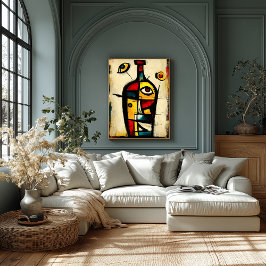 Sacred Bottle Contemporary Abstract Expressionism Poster