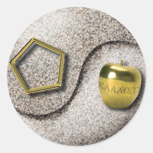 Sacred Chao Ronde Sticker (Voorkant)