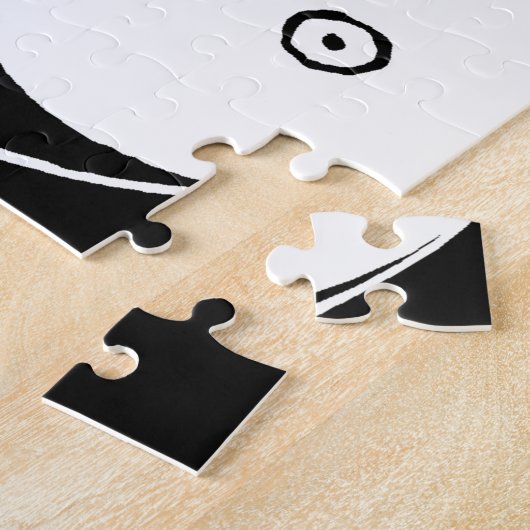 Sacred Chinese Yin Yang Spiritueel Symbool Legpuzzel (Zijkant)