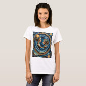 Sacred Cosmic Mirror Goddess Shirt (Voorkant volledig)