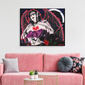 Sacred - De donkere engel uitgestrekte canvas prin (Insitu (Woonkamer))