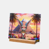 Sacred Desert Guardian Acryl Bord (Hoek)