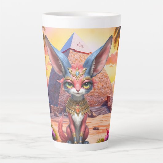 Sacred Desert Guardian Latte Mok (Voorkant)