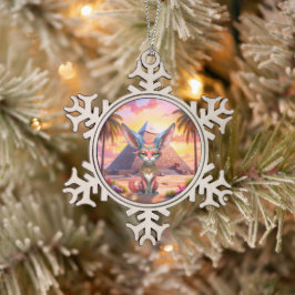 Sacred Desert Guardian Tin Sneeuwvlok Ornament