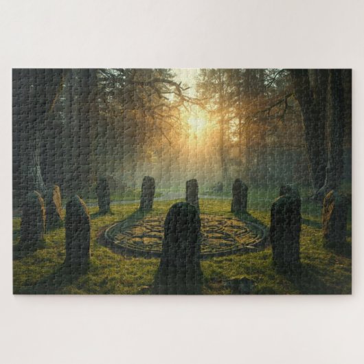 Sacred Druid Circle Jigsaw Puzzle Legpuzzel (Horizontaal)