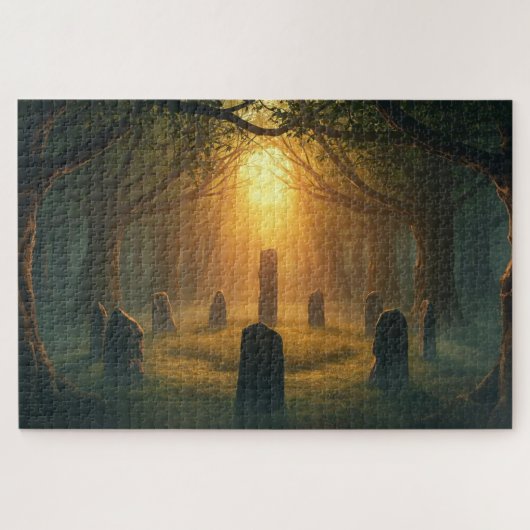 Sacred Druid Circle Jigsaw Puzzle Legpuzzel (Horizontaal)