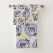 Sacred Elephant Pattern Bad Handdoek (Insitu)