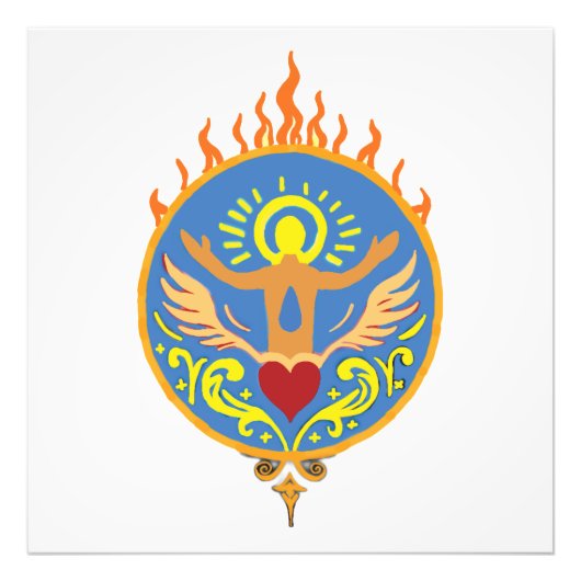 Sacred Flame Ascension Poster (Voorkant)