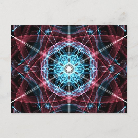 Sacred_Geo_Fractal_3 Briefkaart (Voorkant)