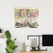 Sacred Geography, reizen van Jezus Poster (Thuiskantoor)