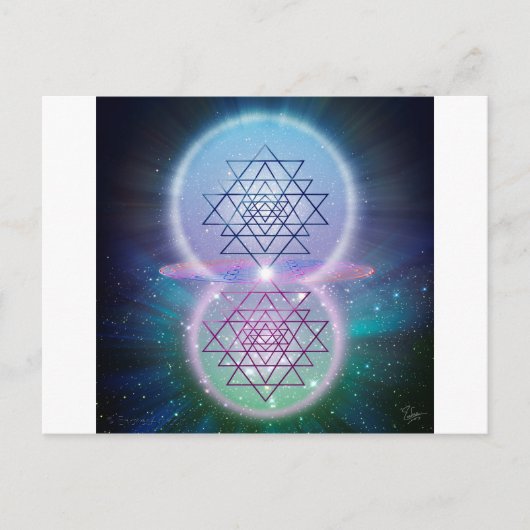 Sacred Geometry 7 Briefkaart (Voorkant)