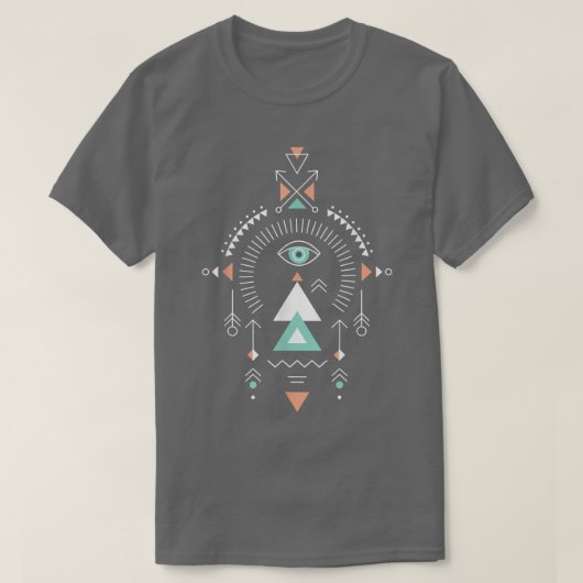 Sacred Geometry Aztec PatternUnique Cute & Gift T-shirt (Design voorkant)