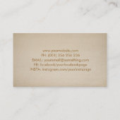 Sacred Geometry Golden Spiral Branch Visitekaartje (Achterkant)