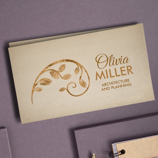 Sacred Geometry Golden Spiral Branch Visitekaartje