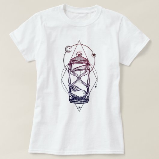 Sacred Geometry Hourglass T-shirt (Design voorkant)