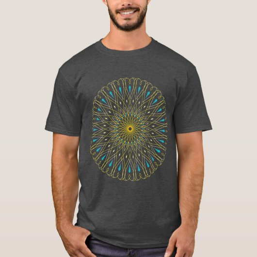 Sacred Geometry Mandala (2) T-shirt (Voorkant)