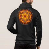 Sacred Geometry - Metatron Cube - Flower of Life Hoodie (Achterkant)